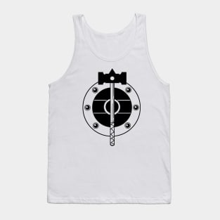 Hammer & Shield - Original Logo Banner Sigil - Dark Design for Light Fabrics Tank Top